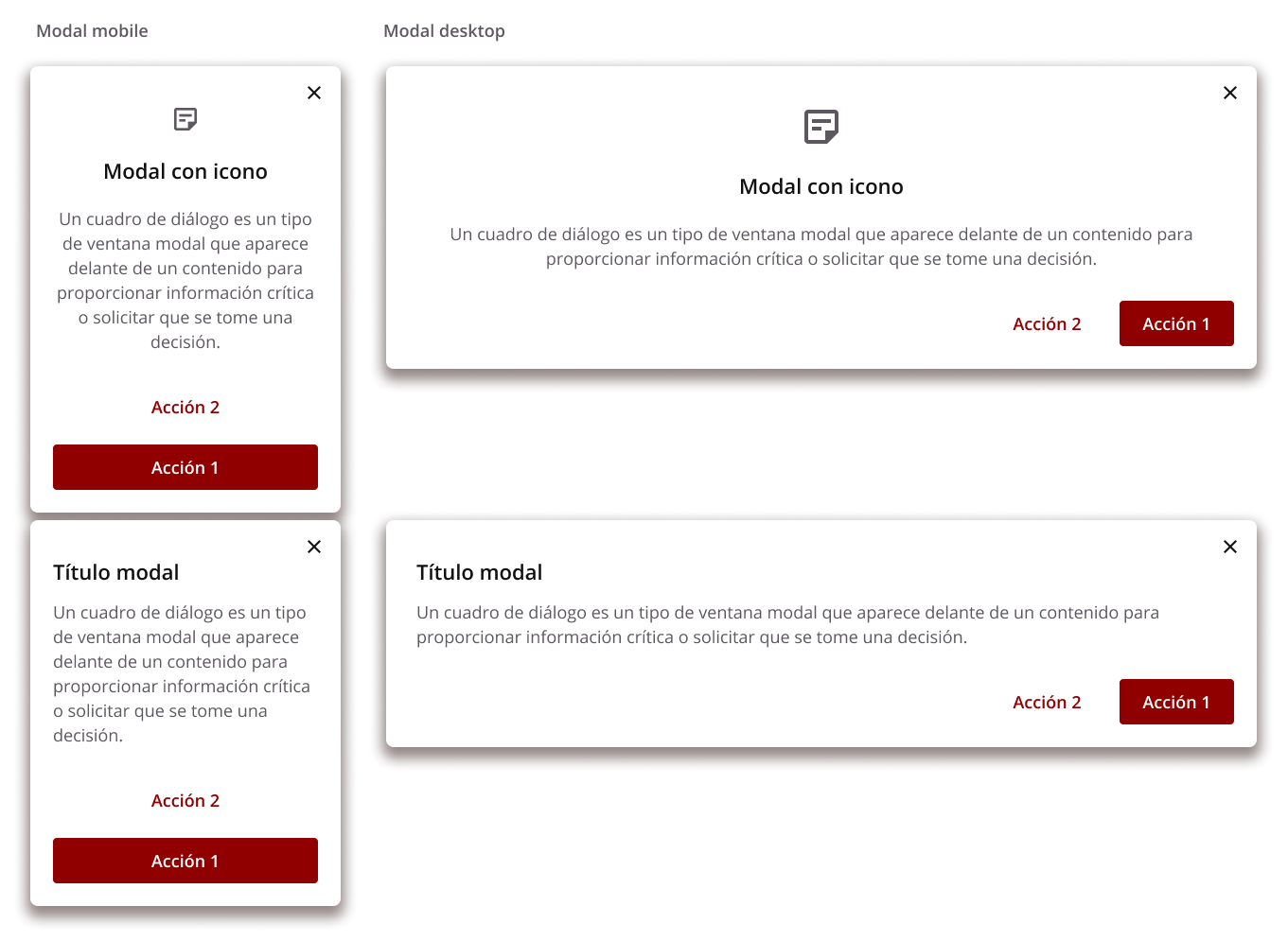 componente modal