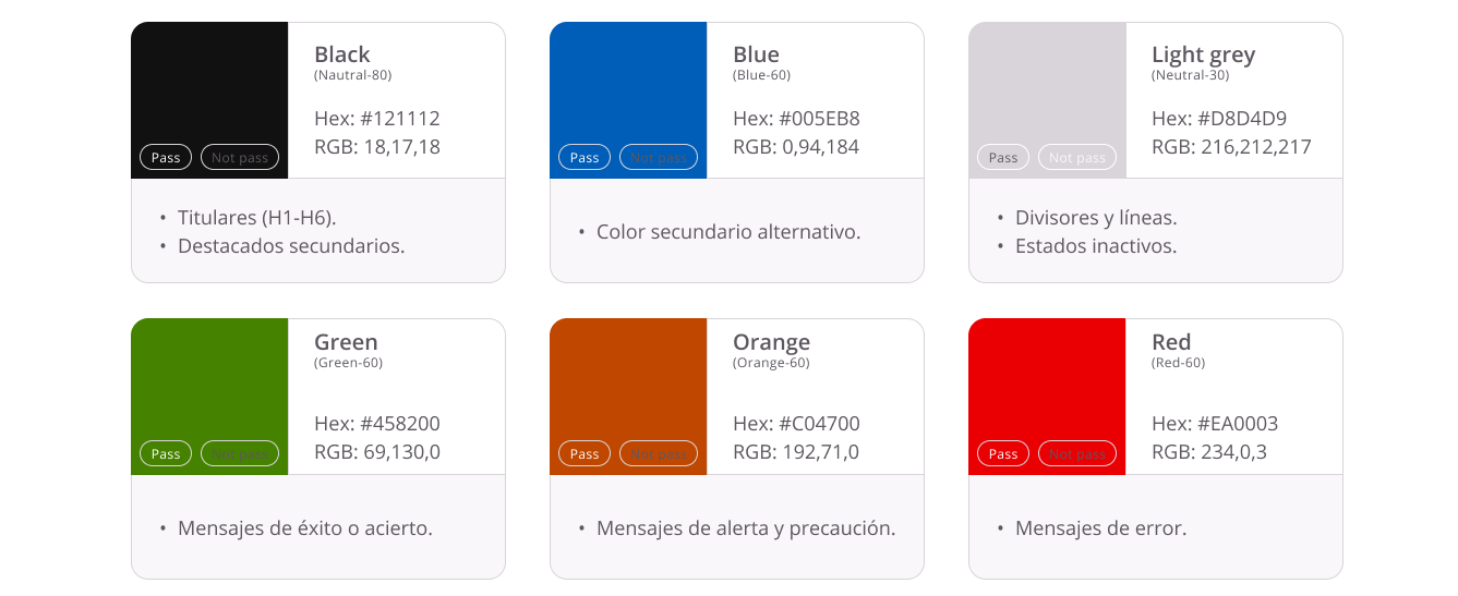 Colores secundarios